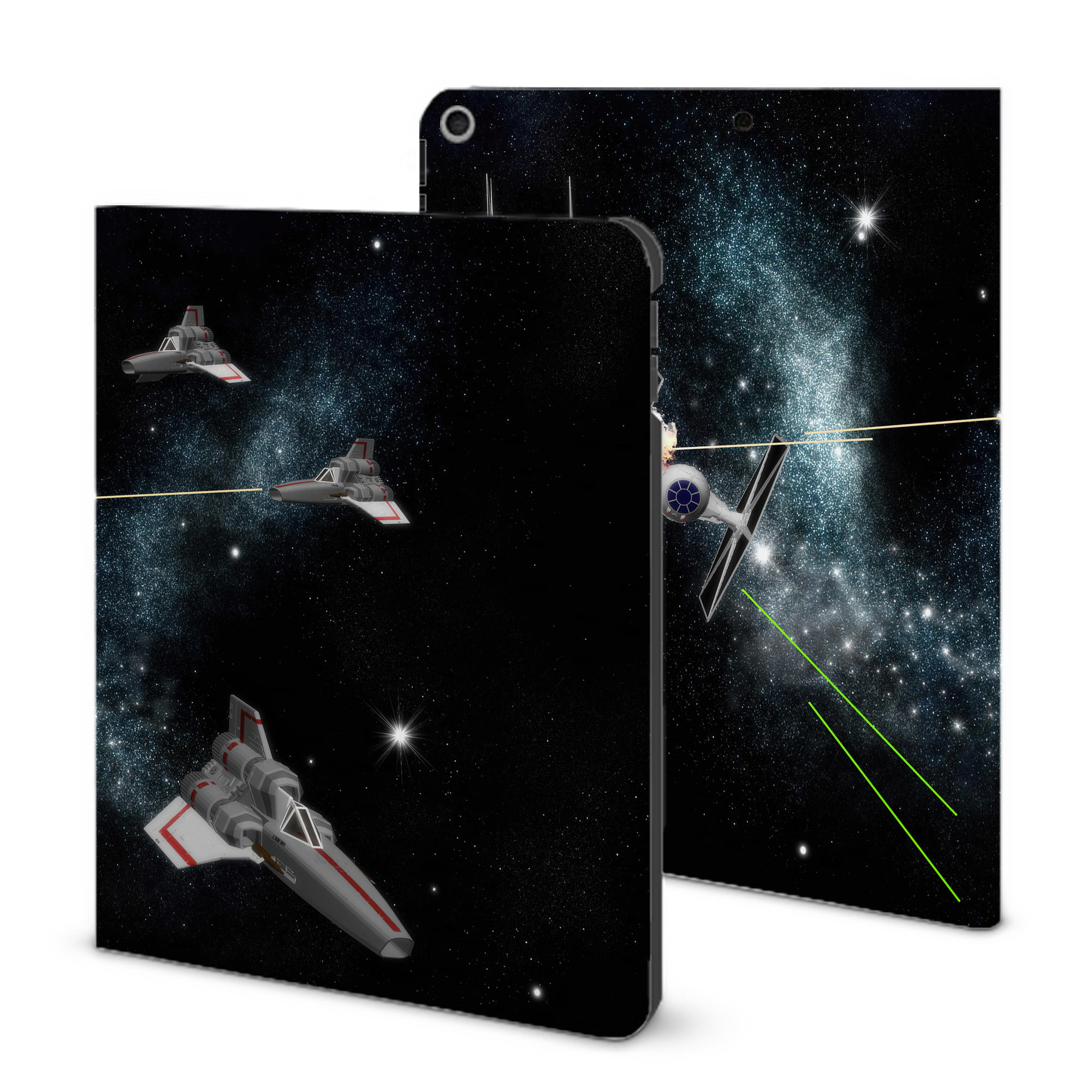 （画像用） スター・ウォーズ Star Wars IPad ケース ブック型 PUレザー TPU 耐衝撃 軽量 薄型 ペン収納なし 全面保護 IPad 各モデル対応